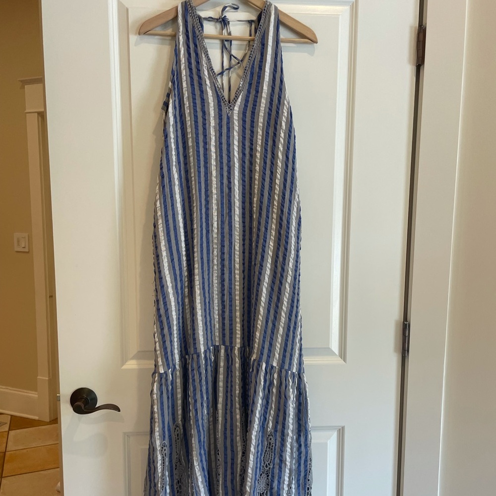 By Anthropologie Crochet Maxi Dress